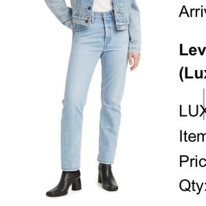 Levi’s 501 Straight Leg Jean